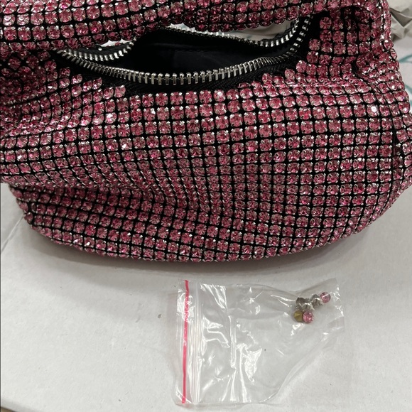Adorable Pink Rhinestone Mini Handbag - Picture 5 of 7